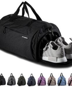 Fitgriff® Sporttasche & Reisetasche für Damen - großes Schuhfach & Nassfach - Tasche für Sport, Fitness & Reisen - Train
