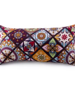 ATsense 2er Set bunt Kopfkissenbezug 100% Baumwolle - Superweicher Premium und Hypoallergen, ÖkoTex Böhmen Paisley