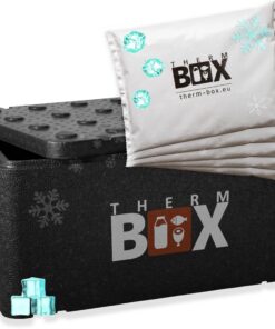 THERM BOX Profi Kühlbox GN1 mit 5X Kühlakku für Professionelle mit 46,45L Innen: 54x34x24cm Wiederverwendbar