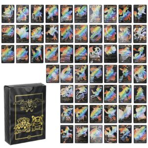 Zenithle Sammelkartenspiel 55 Verschiedene Karten Schwarz Gold Keine Duplikate, Karikaturen Comics Sammelkarten Für Gesc