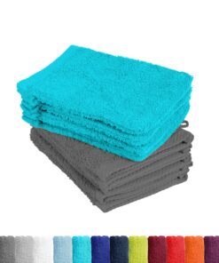 BaSaTex Waschlappen Gesicht Set – 10er Pack Frottee, weiche Baumwolle, Öko‑Tex Made in Green zertifiziert