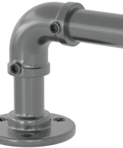 Qouara Gardinenstangen für Terrasse und Fenster 72 bis 144 cm, robuste und verstellbare Stange, industrielle Qualität,