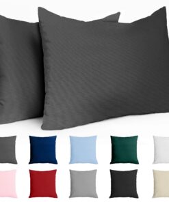 Kissenbezug 40 x 80 cm - Dicht gewebt mit 57 Fäden/cm² - Oeko-Tex Zertifiziert - Dreamzie OEKO-TEX STANDARD 100 - Für Sc