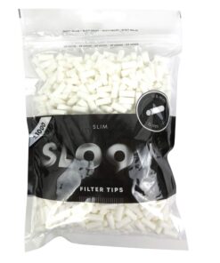 Sloow 1000 Stück 6mm Slim Zigarettenfilter für Raucher bei Heimnutzung feinfühlig und bequem.Reusable 6mm Slim Zigarette