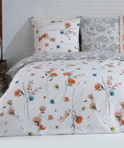 Buymax® Bettwäsche 100% Baumwolle - ÖKO-TEX Renforcé-Bettdeckenbezug Set 135 x 200cm - Renforcé Bettwäsche Sets für Ihr