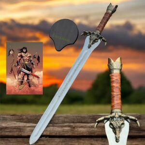 UNIQUE BLADES' Conan das Barbarenschwert, Full-Tang Sword, echtes Cosplay Sammlergeschenk UNIQUE BLADES' Holy Moonlight