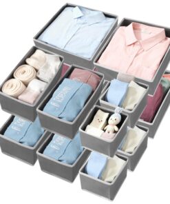 Schubladen Organizer 8 Stück Faltbar Stoff für Babykleidung Kleiderschrank
