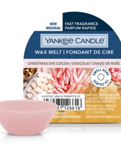 Yankee Candle Wax Melt - Christmas Eve Cocoa - Relaxation für Stressige Tage - Heimgebrauch - Duftdauer bis 14 Tage - 1
