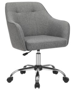 SONGMICS Homeoffice Stuhl, Drehstuhl, Schreibtischstuhl, höhenverstellbar, für Arbeitszimmer und Schlafzimmer, atmungsak