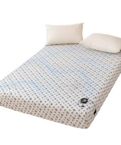 WingFly Erdungsbettlaken 180x200 Euro Grösse Erdungsmatte mit EU Erdungskabel & Silberfaser+Fachpapier Spannbettlaken Er