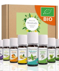 ÄTHERISCHE ÖLE SET BIO-Zertifiziert EU Organic Für Aroma Diffusion Geschenkidee Massagetools Lavendin-Pfefferminz-Zitron
