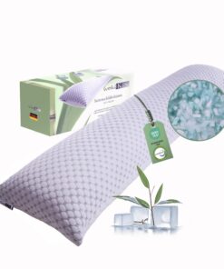 Orthopädisches Seitenschläferkissen - Schwangerschaft - Kühlend - Memory Foam - Pregnancy Body Pillow - 40 x 145 cm