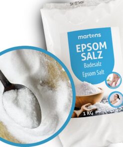 Martons Epsom Salz Bath Salt Magnesium Badesalz für Muskels(spannung) entfremdung Natural 1000g