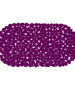 MSV Badewannenmatte Violett 12x12 cm Kunststoff