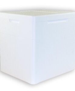 Thermoboxen Styropor 55 Liter | Isolierbehälter Deiche |"wiederverwendbar" | Innenmaß 42 x 32,5 x 40 cm | 55 Liter | Dei