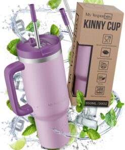 My Vesperbox Kinny Cup - Thermobecher für Büro & Zuhause - BPA & Melamin Frei - 950ml Kaffeebecher To Go