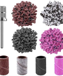 Scettar Professionelle Gelnägel Nagelfräser Ausrüstung für Maniküre und Pediküre - 400 Stück Bunt Gelnägel + 80/120/180/