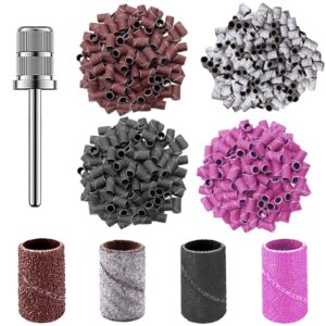 Scettar Professionelle Gelnägel Nagelfräser Ausrüstung für Maniküre und Pediküre - 400 Stück Bunt Gelnägel + 80/120/180/