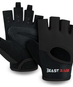 BEAST RAGE Fitness-Handschuhe für Krafttraining und Radfahren, atmet aktiv, rutschfest, für Männer und Frauen | BEAST R