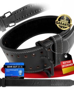 Profi Gewichthebergürtel Quick Power Design für Herren & Damen [Quick Claw] Schnellverschluss Gym Lifting Belt Fitness G