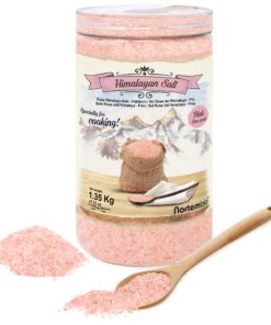 Nortembio Rosa Himalaya-Salz - Naturales Minerallsalz aus Pakistan, 1,35 kg, ideal für gesunde Rezepte.