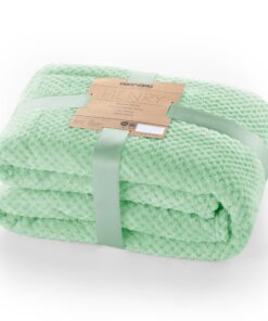 DecoKing Kuscheldecke weich sanft kuschelig 70x150 cm skandinavischer Stil Henry DecoKing Minze PfefferminzeDecke weich