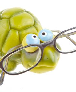 Bers Brillenhalter Schildkröte, handbemalt, echt lustig, ein Muss für Schildi Sammler, aus Polyresin, perfekt für die er