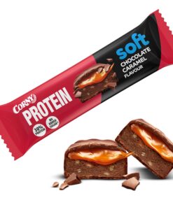Protein Riegel Corny | 30% Eiweiß | Soft Chocolate-Caramel | Gesundes Snack für Fitness-Lovers | Idealer Post-Gym Snack