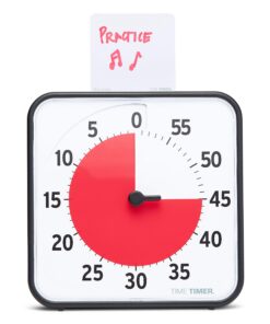 TIME TIMER ORIGINAL Medium 19x19cm - 60 Minute Visueller Analog-Timer - Zeitmanagement-Gerät für Erwachsene im Büro