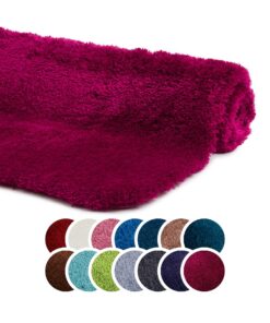 Liebling Superior Badteppich mit Anti-Rutsch-Beschichtung, 100% Polyester (Mikrofaser), 50 x 70 cm, 30 Grad waschbar, Fu