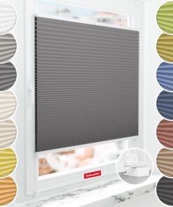 Schuette® Wabenplissee Twilight Tango Grau 115x100cm Suprafix Rollo Blitzmontage
