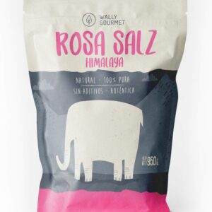 Rosa Kristallsalz aus dem Himalaya FEIN - 100% vegetarisch - 950Gr - Pakistanisches Salzgebirge