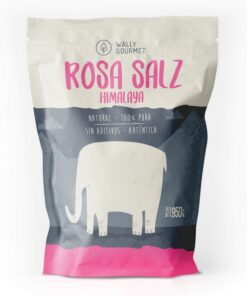 Rosa Kristallsalz aus dem Himalaya FEIN - 100% vegetarisch - 950Gr - Pakistanisches Salzgebirge