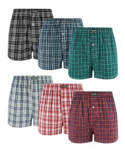 YESWEL American Boxershorts Herren 6er Pack Atmungsaktive Unterhosen für Männer (Gr.M-XXL)