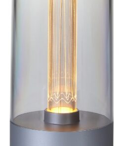 Northpoint Design LED Tischlampe für Erwachsene im Schlafzimmer Warmweißes Licht Touch Schalter 1800mAh Akku Ambi-Licht
