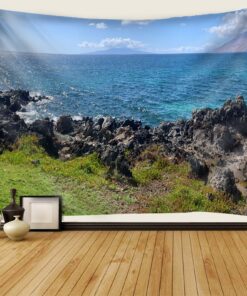 Daesar Wandbehang Landschaft Groß, Wasserfest und Kinderzimmer Idealer Wandbehang für Outdoor-Ausstattung
