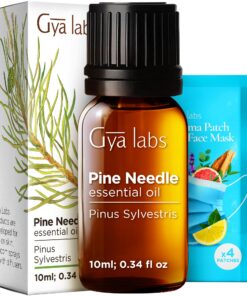 Gya Labs Ätherisches Kiefernöl für Diffusor - 100% Reines natürliches Herbstkieferöl für Haut und Körper - Frischer holz