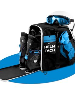 STYNGARD Skischuhtasche Zermatt - 40 L Capazität mit Helmfach und Stiefelfach - Umhängefunktion und großes Stauraum für