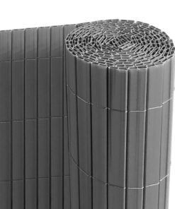 Ribelli® PVC Sichtschutzmatte für Balkone extra stabil Windschutz (80 x 300 cm, Anthrazit) Ribelli® Steglose PVC Sicht
