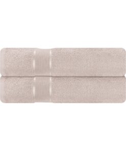 Mixibaby Gästetuch 2er-Set – 100% Baumwolle Frottee, 30×50 cm, Beige