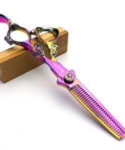 Purple Dragon Knight 5,5 und 6 Zoll Professionelle Japanische Haar Schere Barber Schere Set