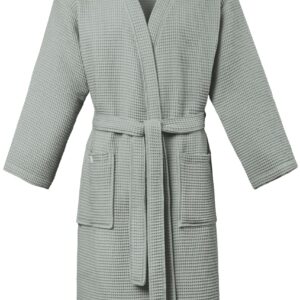 PandaHome Bademantel Reisebademantel für Damen und Herren | PandaHome Weiches 100% Baumwoll Bademantel | PandaHome Saug