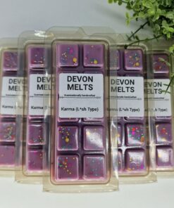 Devon Melts – Karma – stark duftendes Sojawachs Snapbar für Männer in der Nacht zur intensiven Entspannung und Naturbela