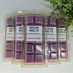 Devon Melts – Karma – stark duftendes Sojawachs Snapbar für Männer in der Nacht zur intensiven Entspannung und Naturbela