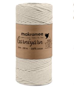 Makramee Garn 3mm Premium - Hochwertiges Baumwollkordel für Makramee & DIY Basteln