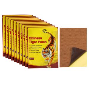 Tiger Soreness Relief Patch - Schmerzlinderung für Bein- und Nackenschmerzen, 80 Stück Körper Pflaster, Gelenkschmerzen