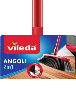 Reinigungsexpertensetzlicher Besen von Vileda - Antibaktierlich, schmutzablagernd, idealer für Familien mit Kindern - L