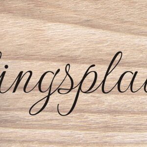 Creative Deluxe Lieblingsplatz/Metallschild/Blechschild/Dekoschild/Wandschild witterfend Innen-Außenbereich Motivation V