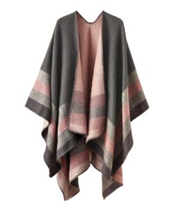 colornival Poncho Damen Warm Elegant Winter Frauen