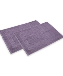 Sweet Needle 2er-Pack Badematte, Hotelqualität, sehr saugfähig (1000 g/m²) und superweich, 100% Baumwolle, anthrazit